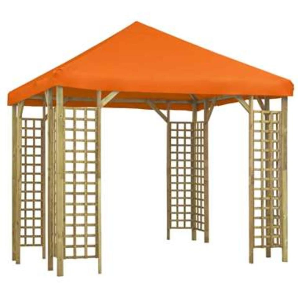 VidaXL Prieel 3x3 M Oranje