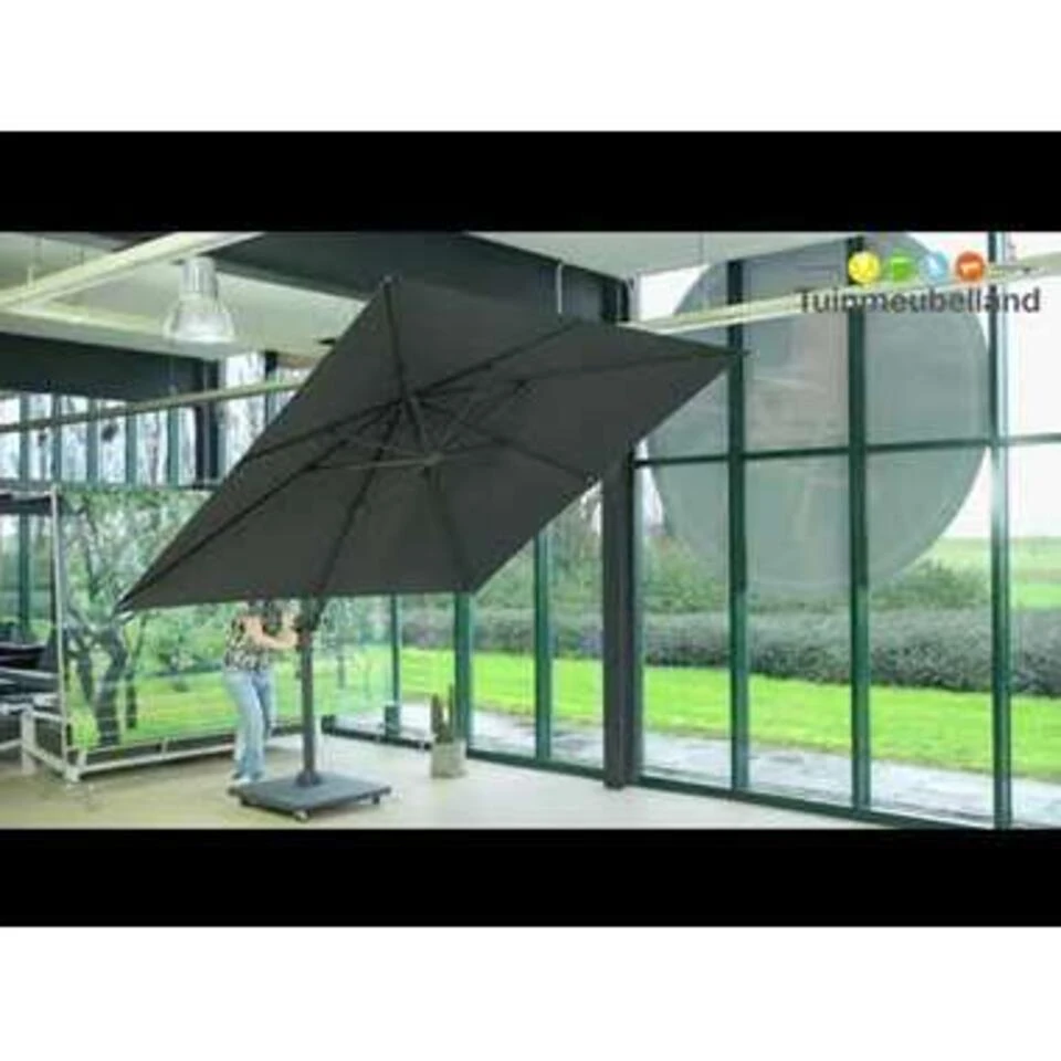 Garden Impressions Hawaii Zweefparasol 300x300 Cm Zand - Afbeelding 3