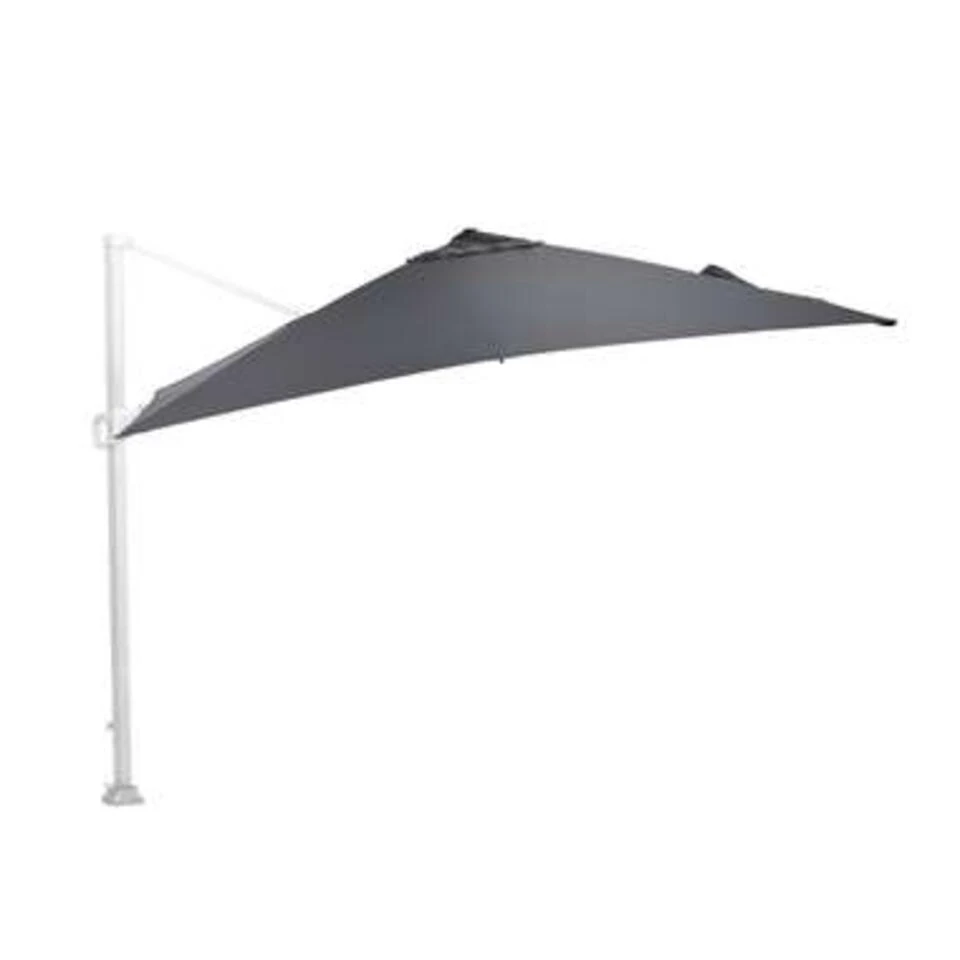 Garden Impressions Zweefparasol Hawaii 300x300 - Wit - Zwart