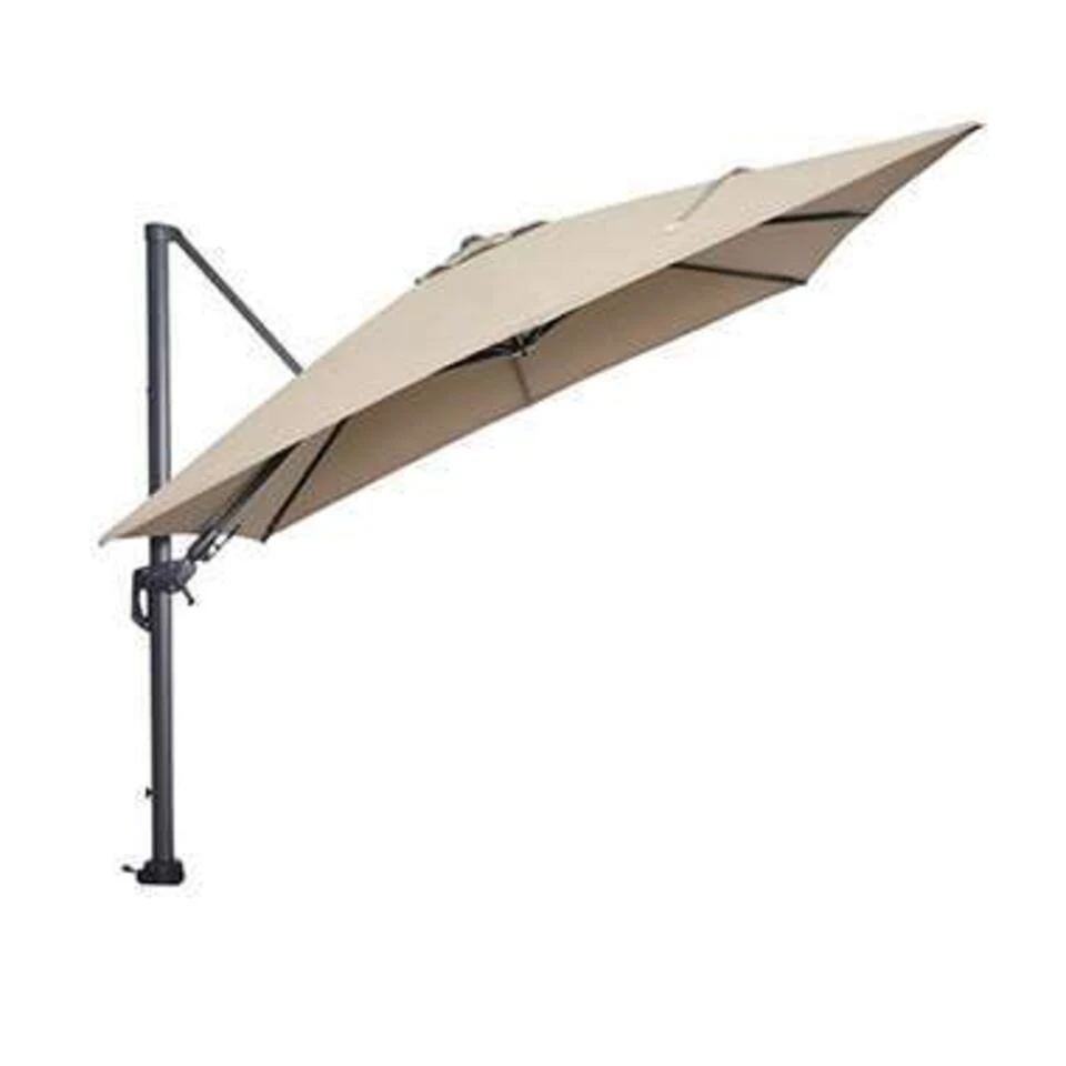 Garden Impressions Hawaii Zweefparasol 300x300 Cm Taupe - Afbeelding 3