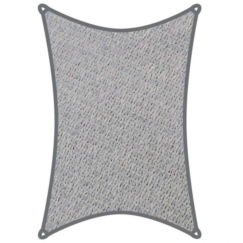 Coolaroo Schaduwdoek Rechthoek 5x3m Grijs