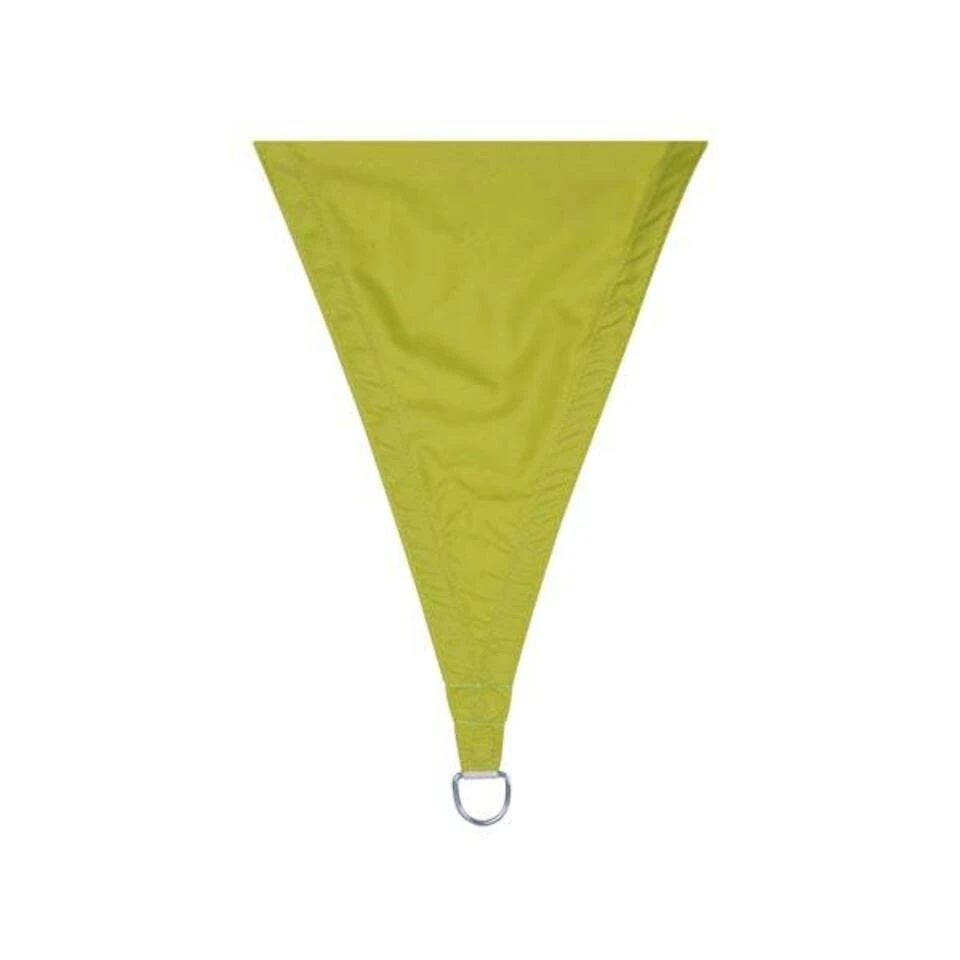 Velleman Schaduwdoek Driehoek 3,6x3,6x3,6m Lichtgroen Metset - Afbeelding 3