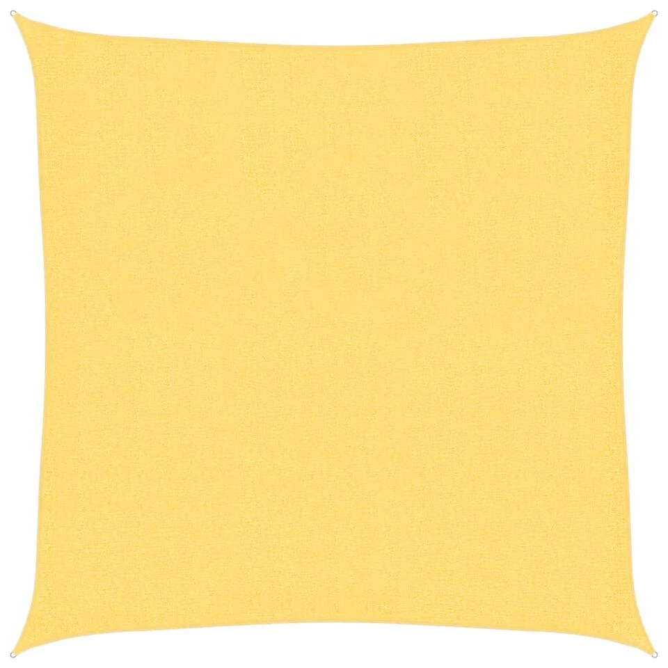 VidaXL Zonnescherm HDPE Vierkant Beige 3,6x3,6 M