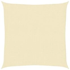 VidaXL Zonnescherm HDPE Crème Vierkant 3,6x3,6 M