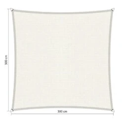 Shadow Comfort Vierkant 3x3m Arctic White