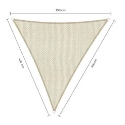 Sunfighters Driehoek 3,5x4x4,5 Ivoor