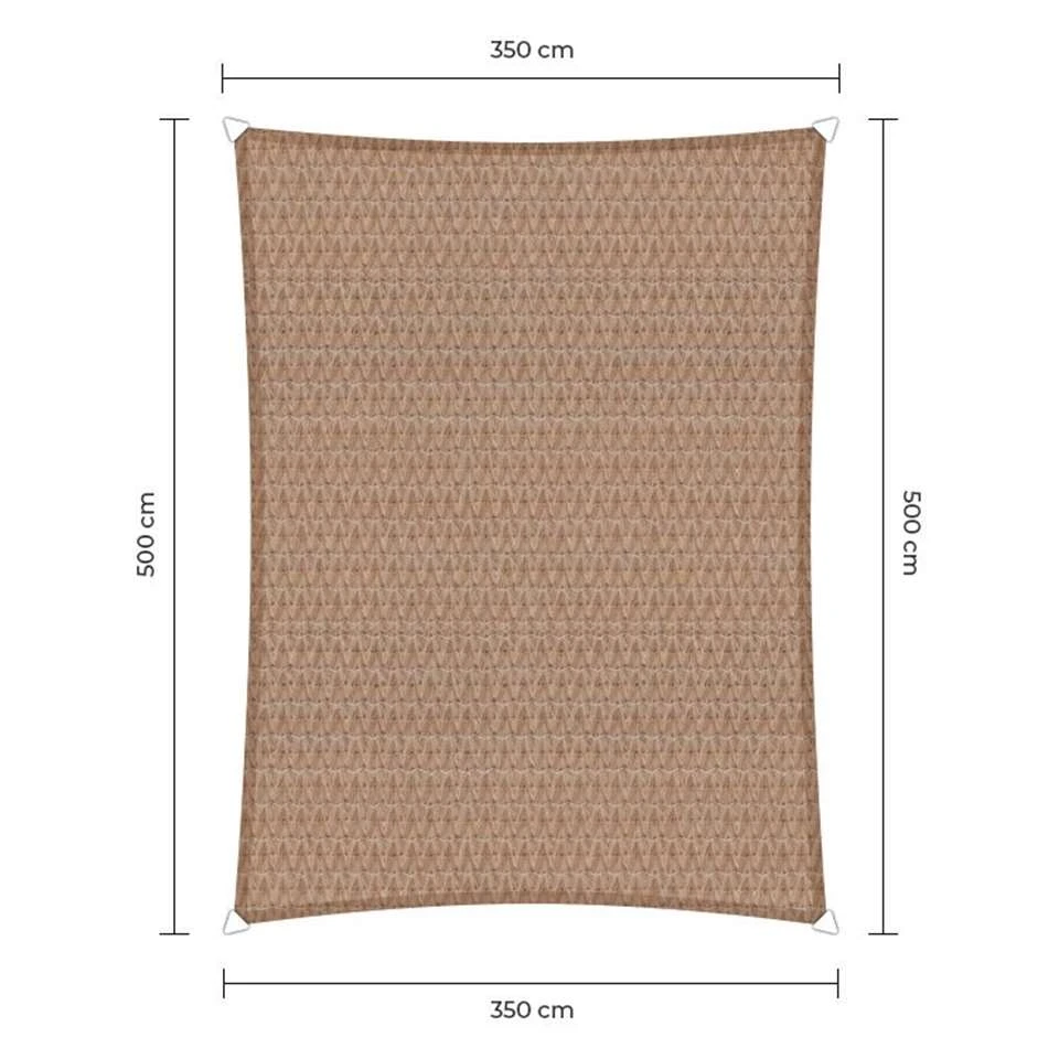 Sunfighters Rechthoek 3,5x5 Zand - Afbeelding 2