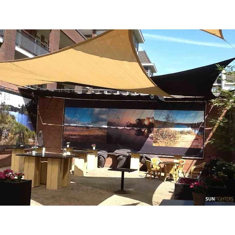 Sunfighters Rechthoek 3,5x5 Zand - Afbeelding 3