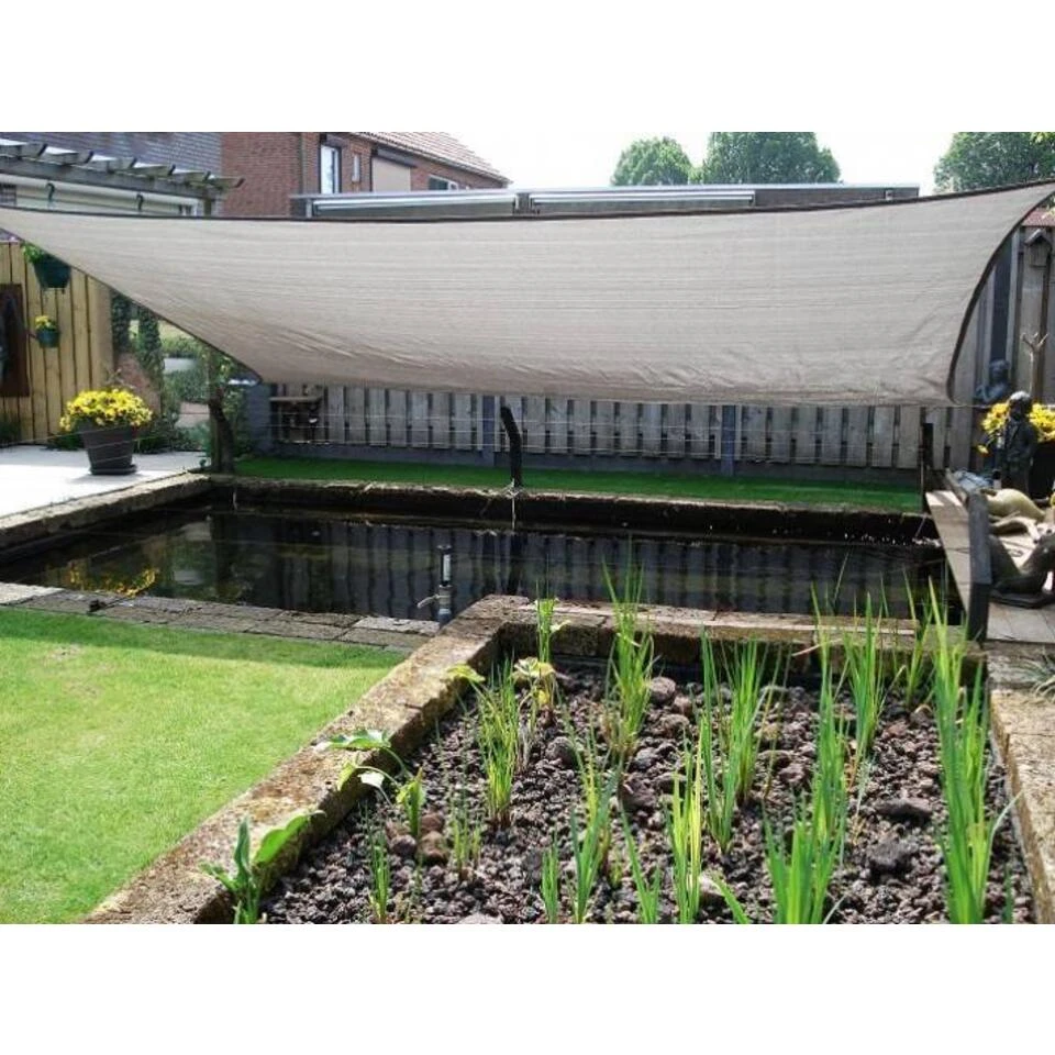 Shadow Comfort Rechthoek 2x4m Country Blue Met Bevestigingsset - Afbeelding 4