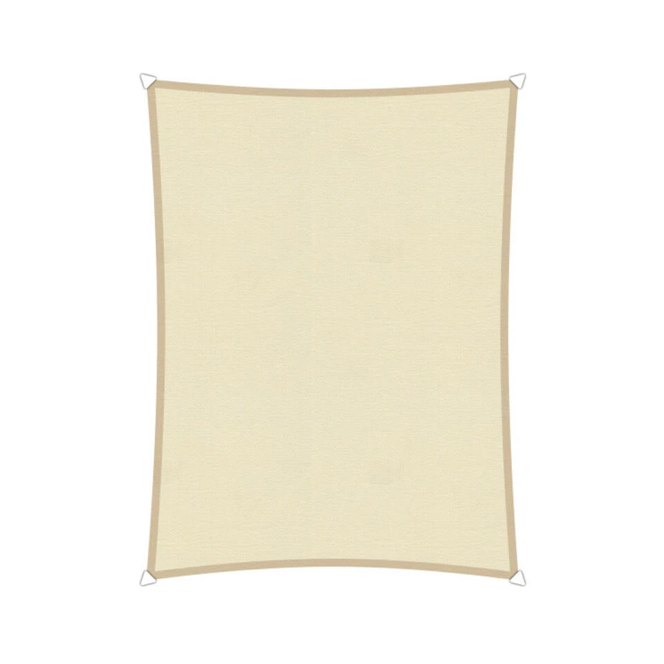 Sunfighters Waterdicht 3,5x5 Ivoor Met Bevestigingsset - Afbeelding 2