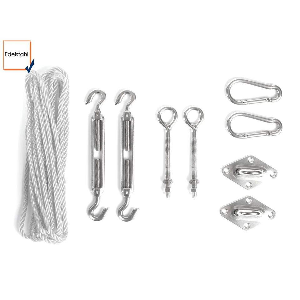 Shadow Comfort Waterafstotend, Vierkant 4x4m Vintage Grey Metset - Afbeelding 3