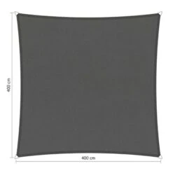 Shadow Comfort Waterafstotend, Vierkant 4x4m Vintage Grey Metset