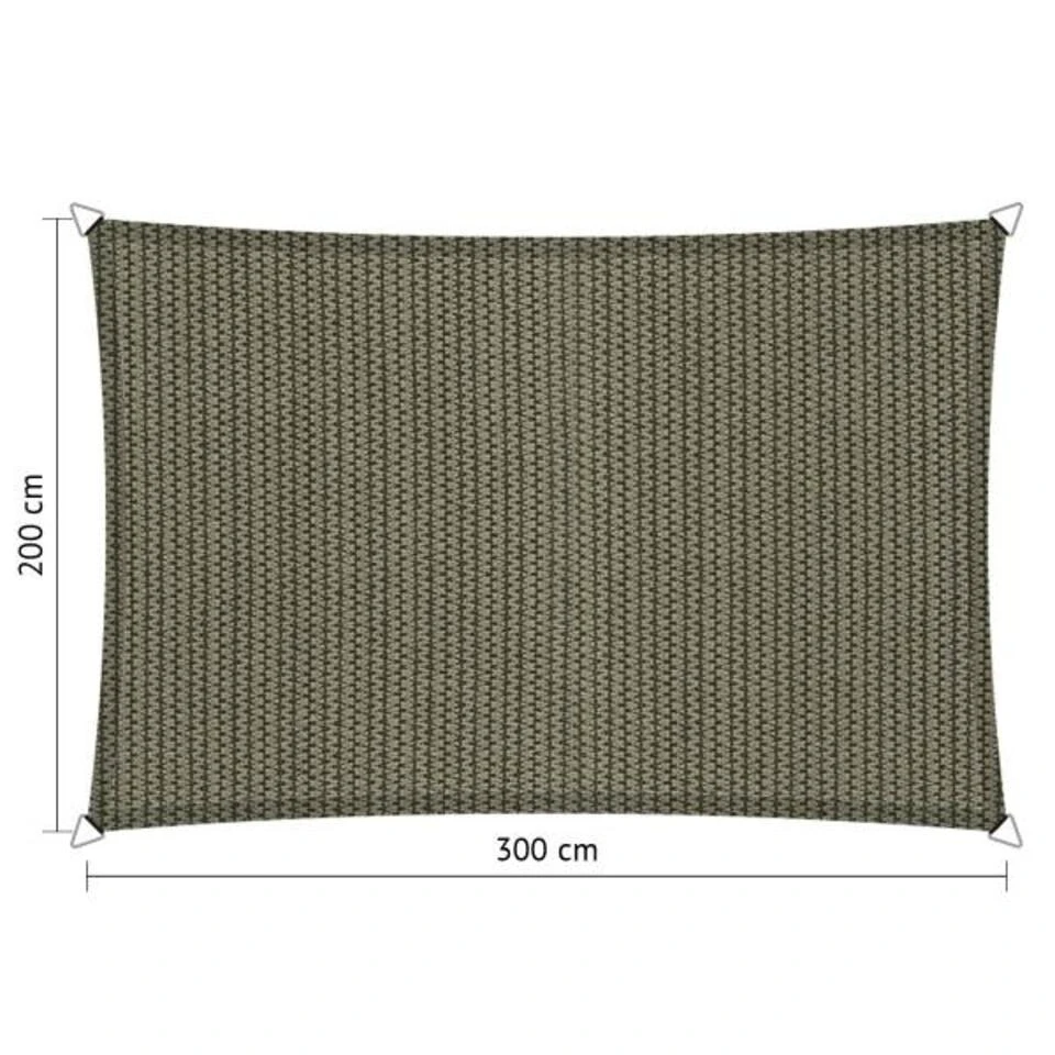 Shadow Comfort Rechthoek 2x3m Desert Storm