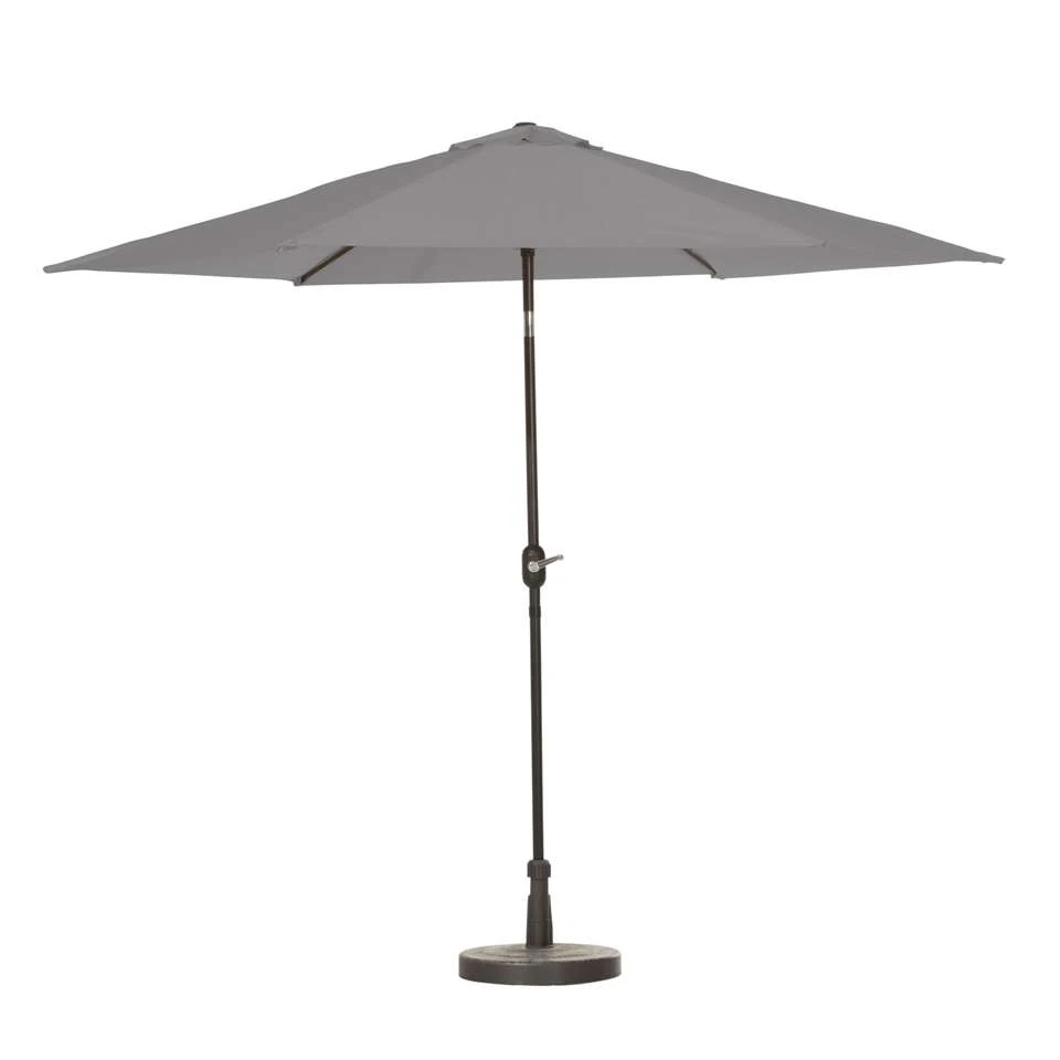 Madison - Parasol Tenerife Round Grey - 300cm - Grijs - Afbeelding 2