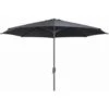 SenS-Line - Salou Parasol Black Ø300 Cm - Zwart