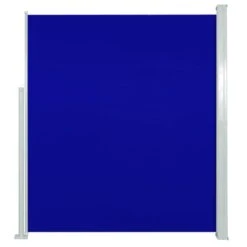 VidaXL Wind-/zonnescherm Uittrekbaar 160x300 Cm Blauw