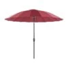 Beliani Marktscherm BAIA - Rood Polyester