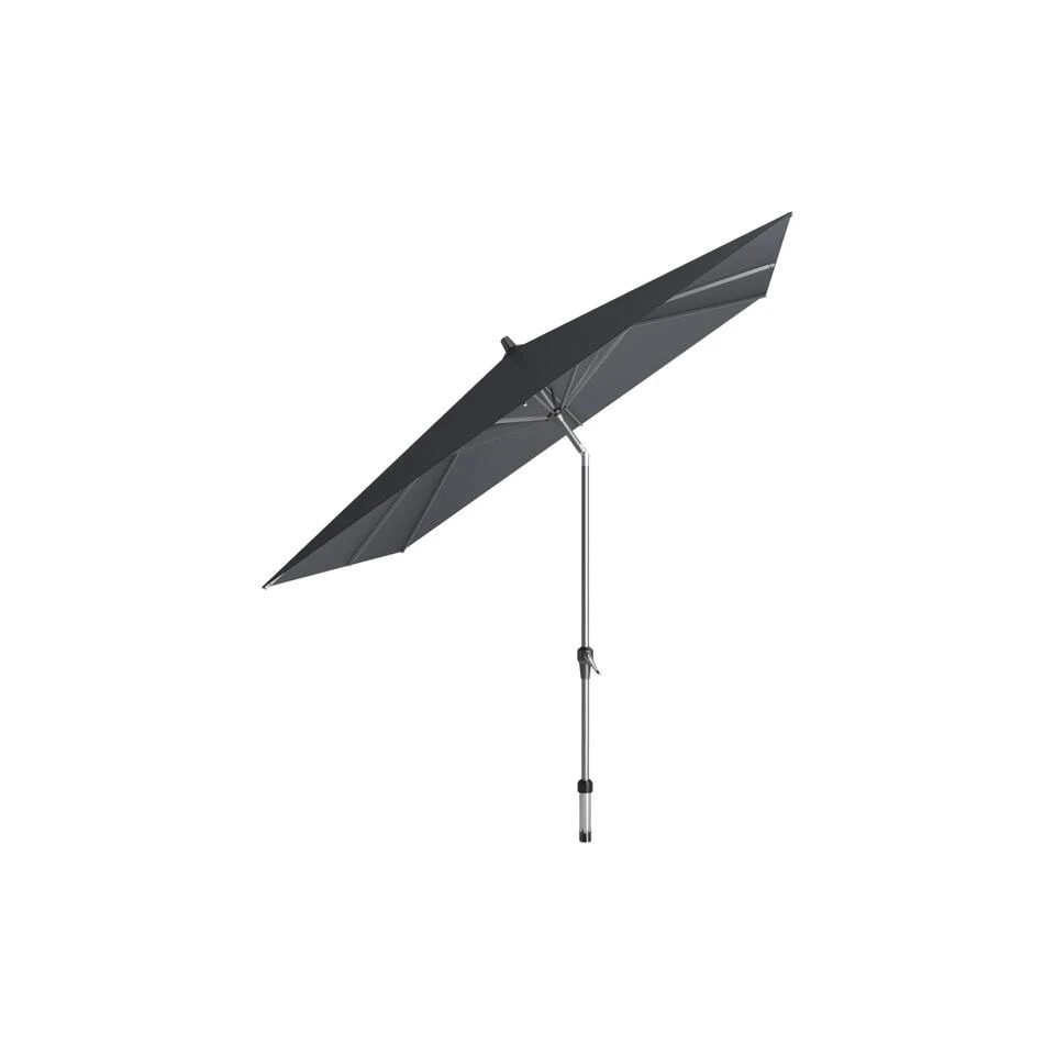 Platinum Riva Stokparasol 2.5x2.5 - Antraciet Met Voet En Hoes - Afbeelding 3
