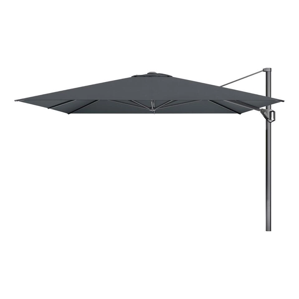 Platinum Challenger Zweefparasol T1 Premium 3,5x3,5 M. - Faded Black