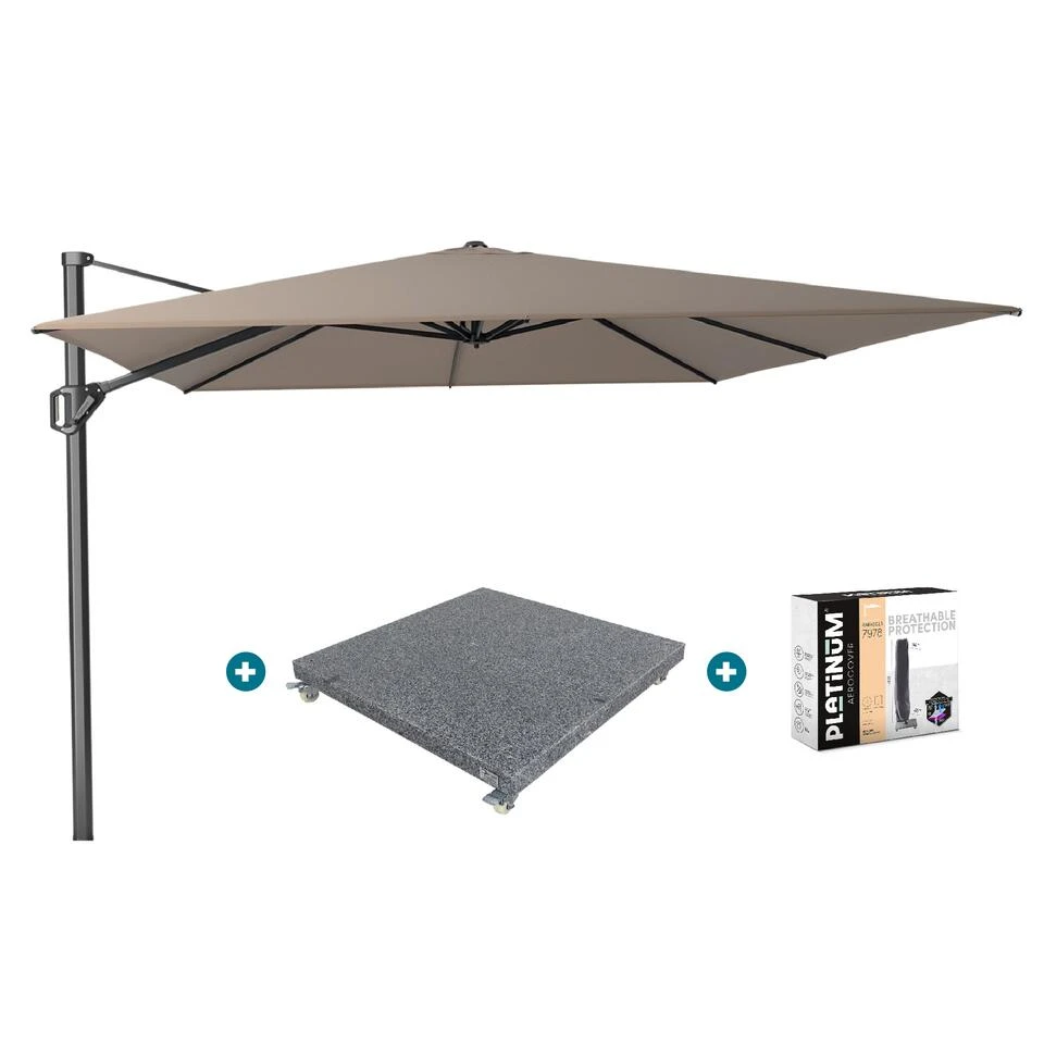 Platinum Challenger Premium T1 4x3 M - Havanna Taupe Met Voet En Hoes