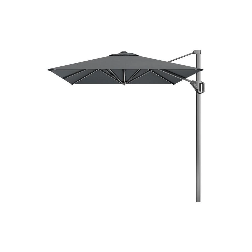 Platinum Voyager Rechthoek Zweefparasol T1 3x2 M. - Antraciet