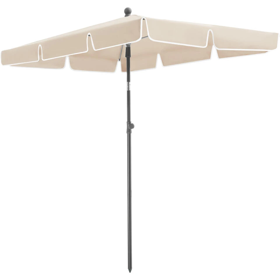 Tectake - Parasol Vanessa Beige - Afbeelding 2