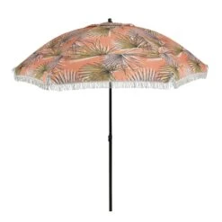 In The Mood Collection Parasol Palmbladeren - H238 X Ø220 Cm - Oranje