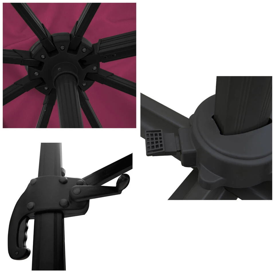 Happy Garden Schaduwzeilen MOLOKAI - Roze - Aluminium - Afbeelding 3