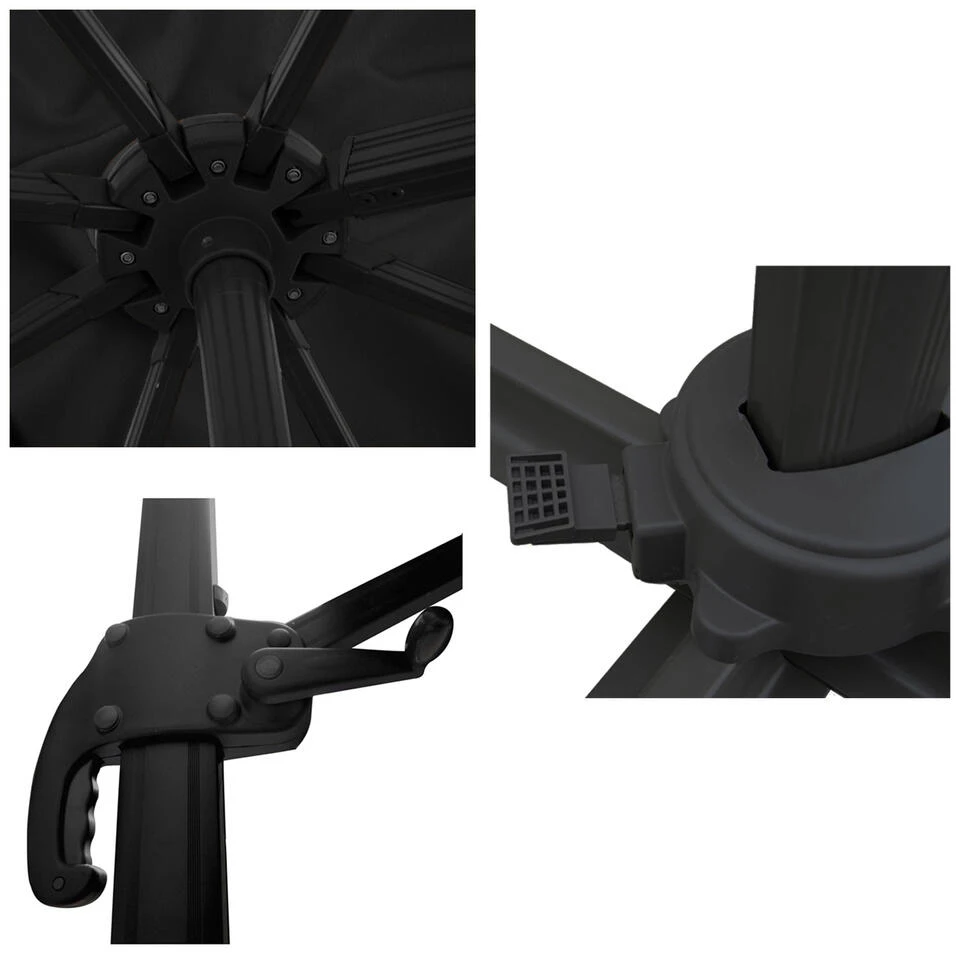 Happy Garden Schaduwzeilen MOLOKAI - Zwart - Aluminium - Afbeelding 3