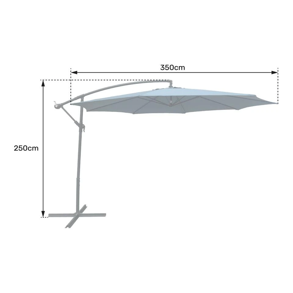 Happy Garden Schaduwzeilen OAHU - Oranje - Staal - Afbeelding 4