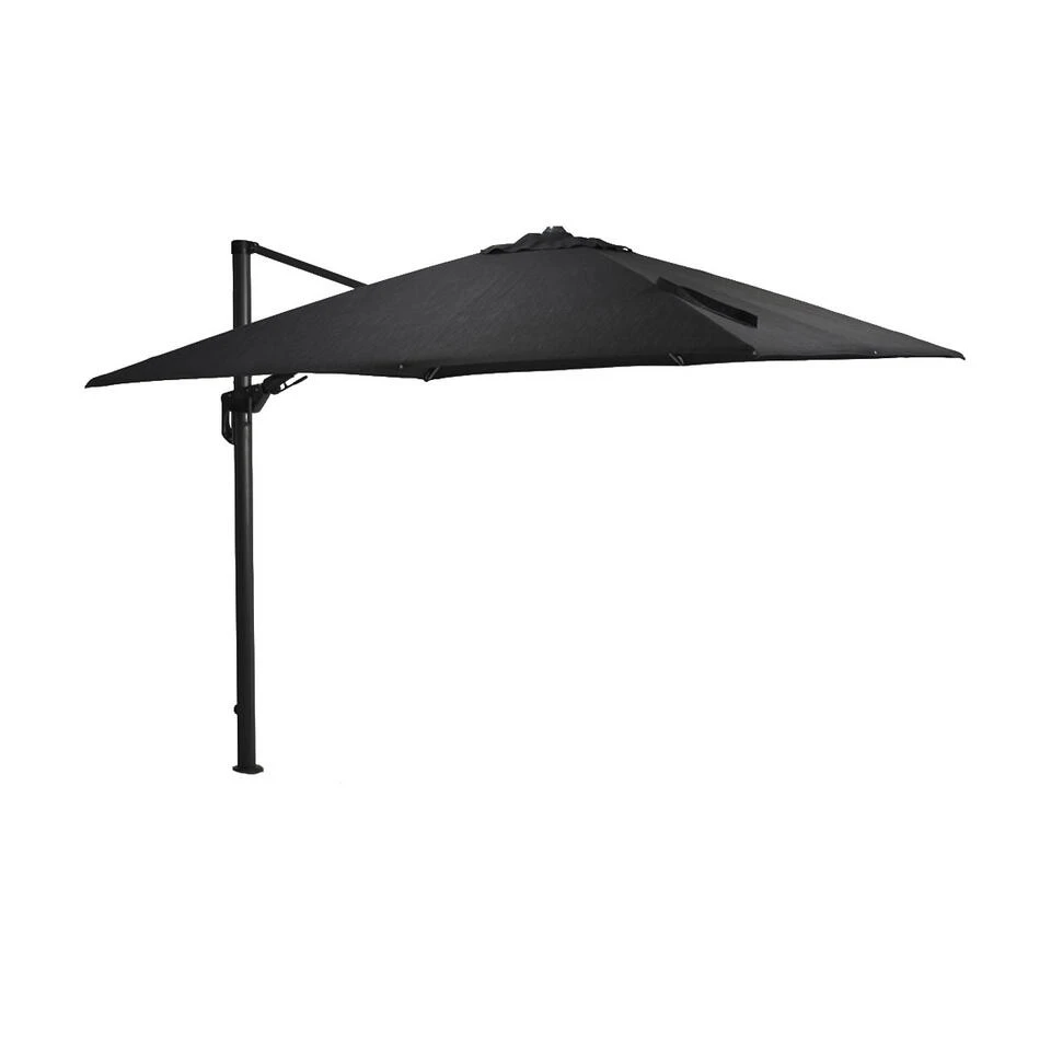 Garden Impressions Zweefparasol Hawaii Deluxe 300x300 D. Grijs-zwart