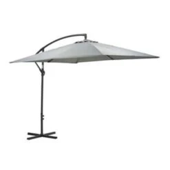 Garden Impressions Corfu Parasol 250x250 - Donker Grijs - Licht Grijs