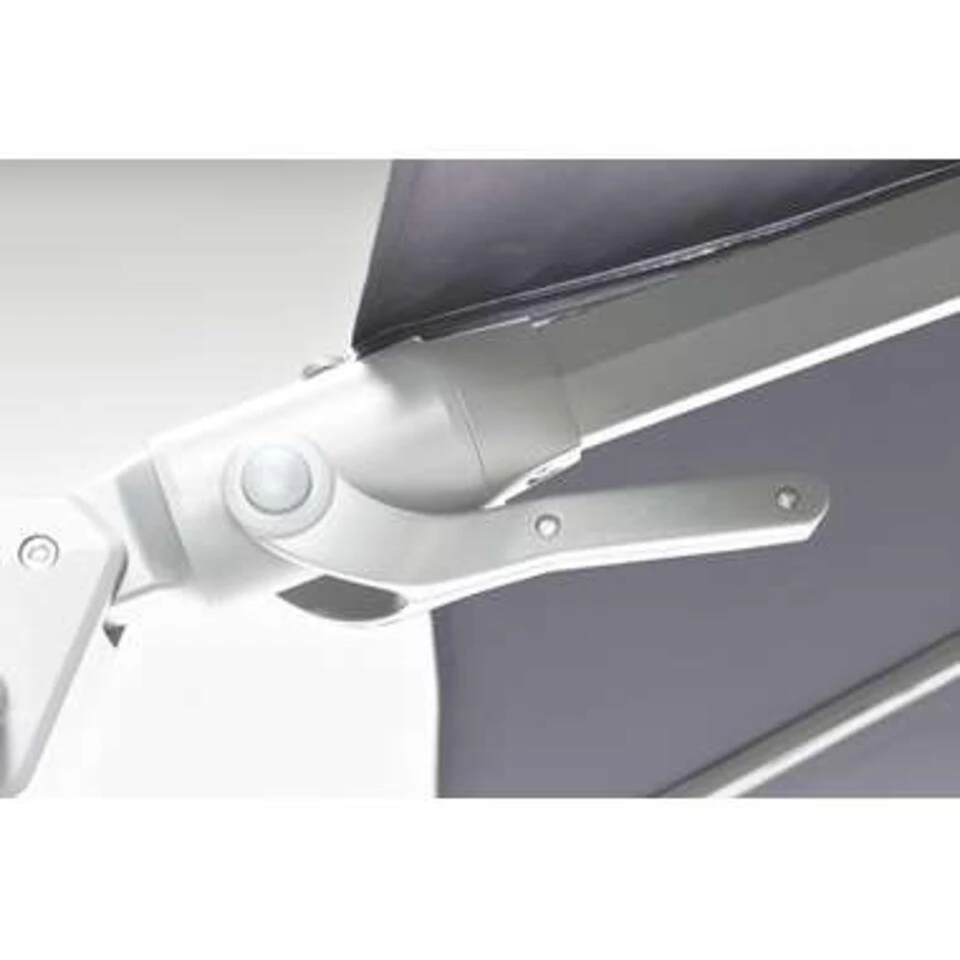 Garden Impressions Hawaii Zweefparasol 300x300 Mat White-licht Grijs - Afbeelding 3