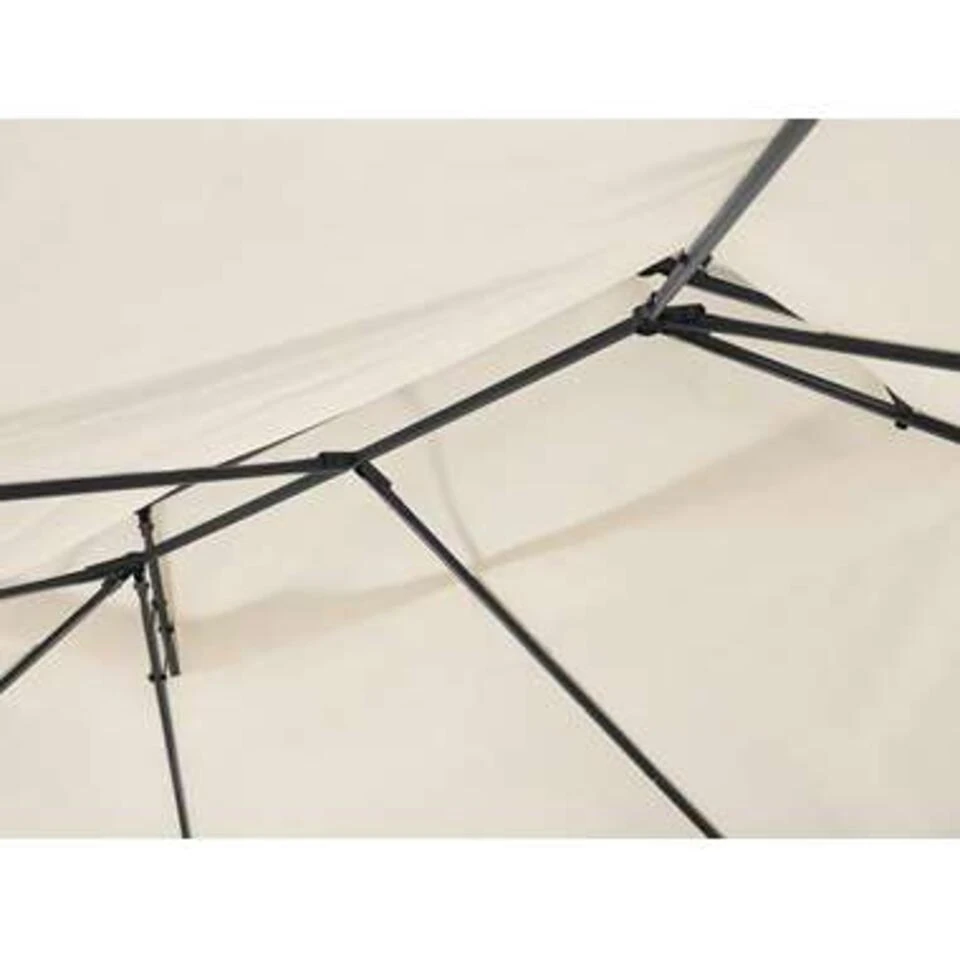 Beliani Tuinpaviljoen COLOS - Beige Staal - Afbeelding 2