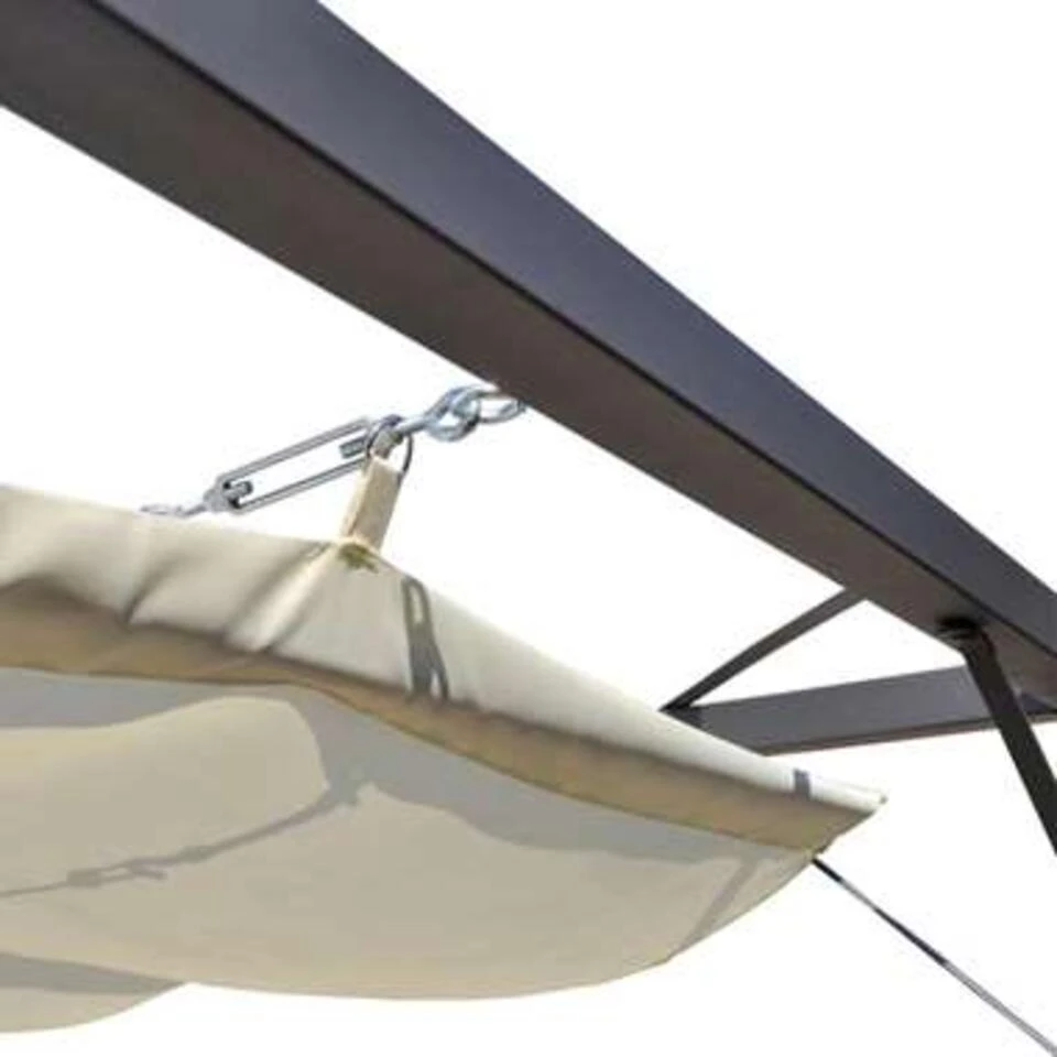 VidaXL Tuinpaviljoen Met Inschuifbaar Dak - Afbeelding 3