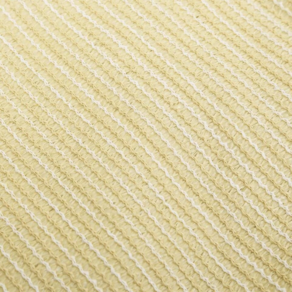 VidaXL Zonnescherm HDPE Vierkant 2x2 M Beige - Afbeelding 2