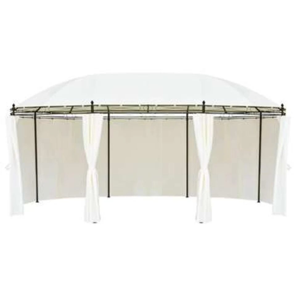 VidaXL Prieel 530x350x265 Cm Crèmewit - Afbeelding 3