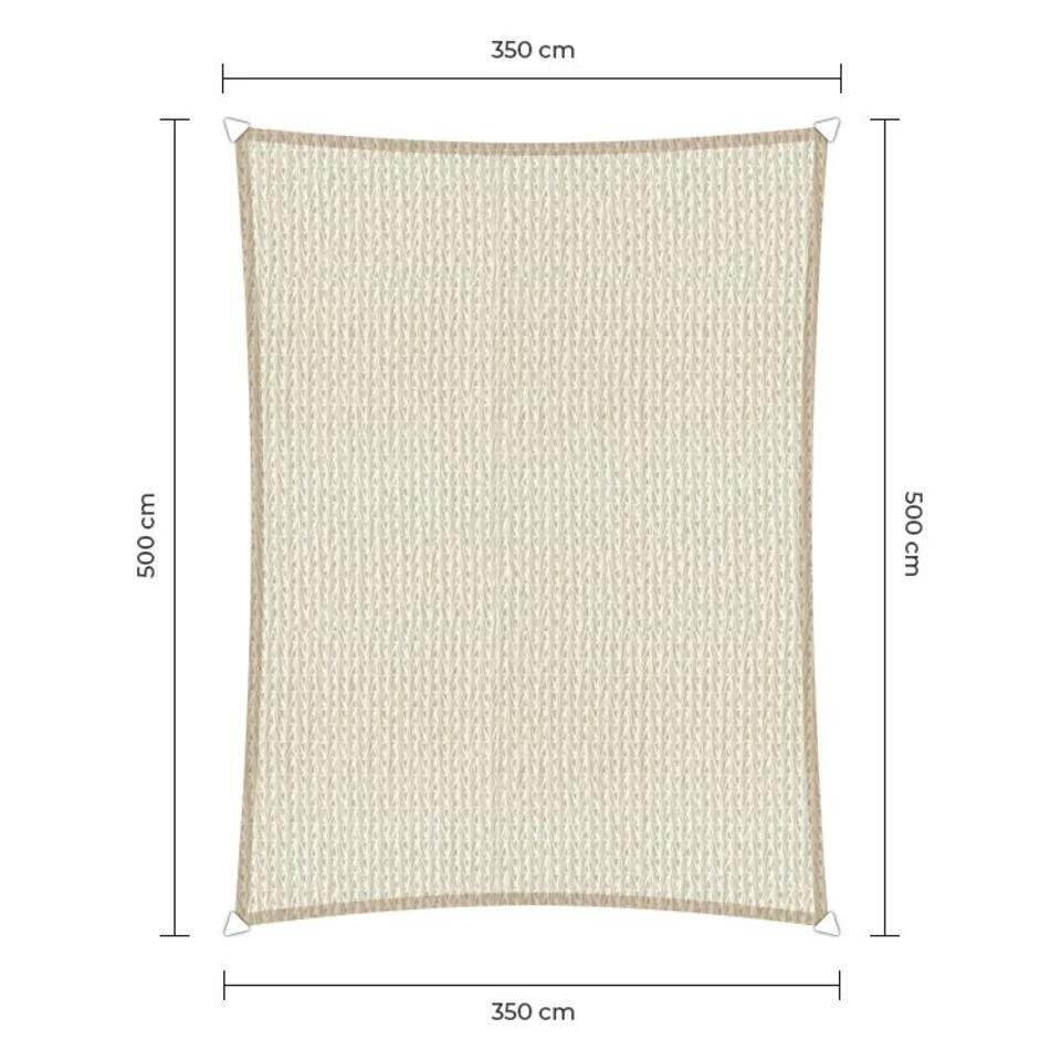 Sunfighters Rechthoek 3,5x5 Ivoor - Afbeelding 2