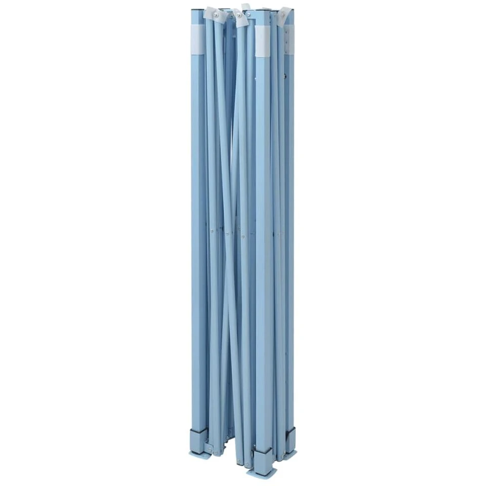 VidaXL Vouwtent Met 3 Wanden 3x4,5 M Blauw - Afbeelding 2
